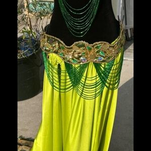 Belly Dance Complete Costume Made By JOHARAH internationalle. Brand NEW!!